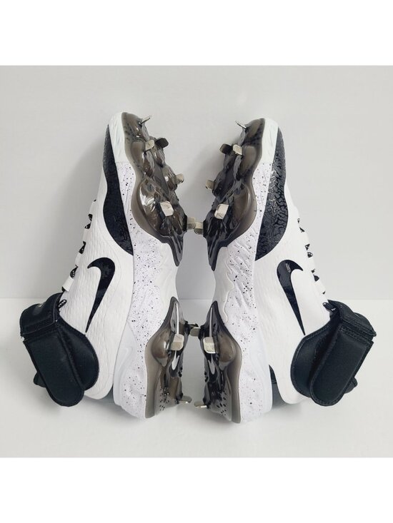 NEW Nike Alpha Huarache Elite 4 Mid Baseball Cleats FD2744-107 Size 11 White #1 main image 4